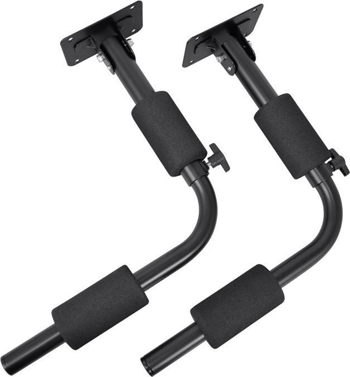 Twinny Load Muurbeugels Dakkoffer 2 Stuks - Zwart