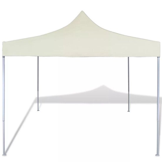 Vidaxl Partytent Inklapbaar 3x3 M Crème