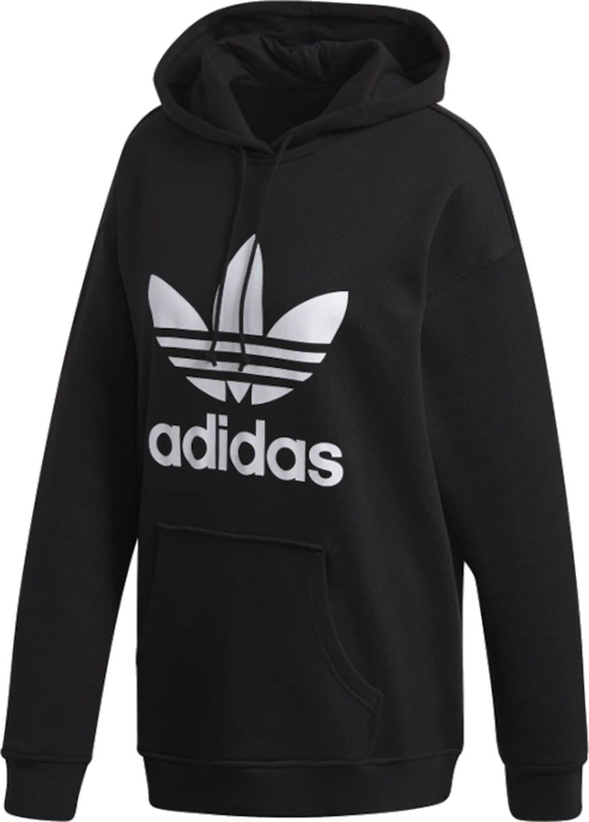 Adidas Originals - adicolor - Hoodie met groot logo in - Negro