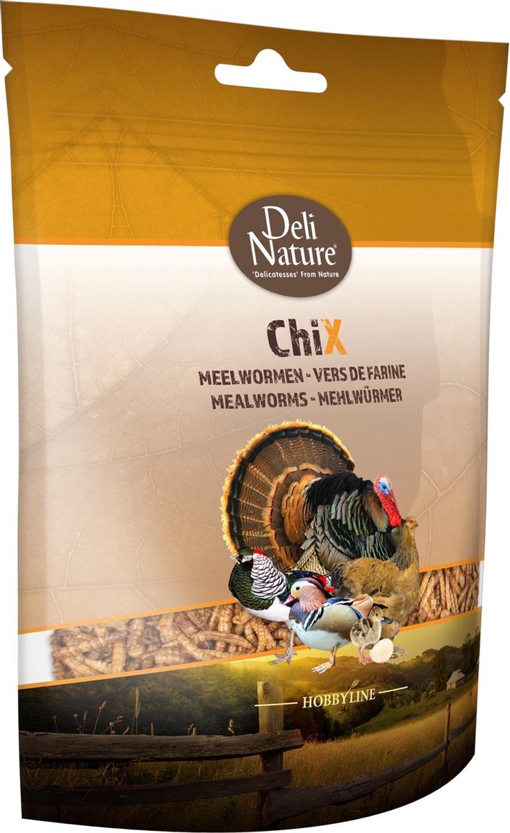 Deli Nature Chix Meelwormen - Kippenvoer - 200 g