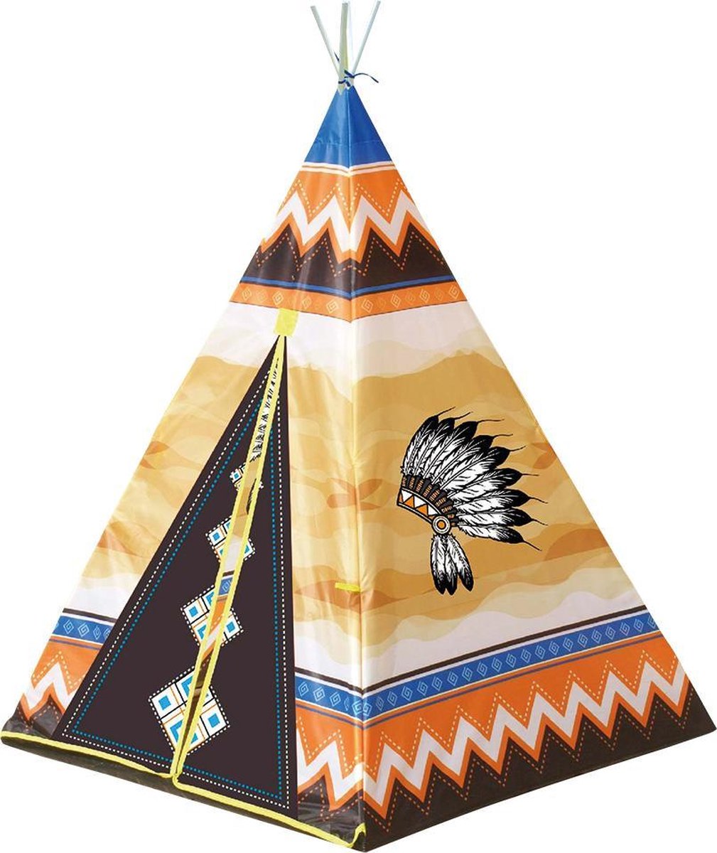 Playfun Speeltent Indianen Tipi 95 X 95 - Bruin