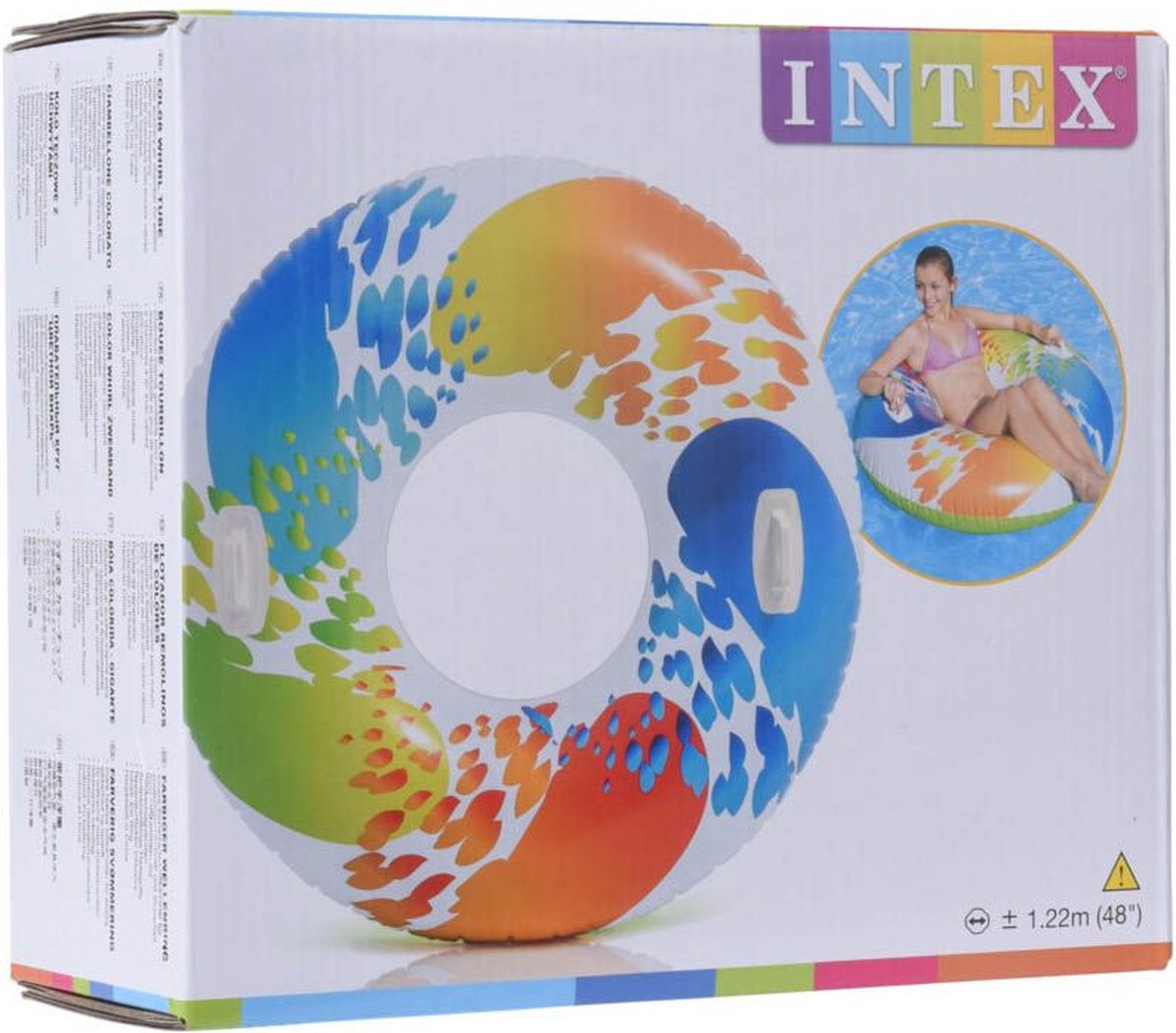 Intex Zwemband Whirl Tube Multicolor 122 Cm