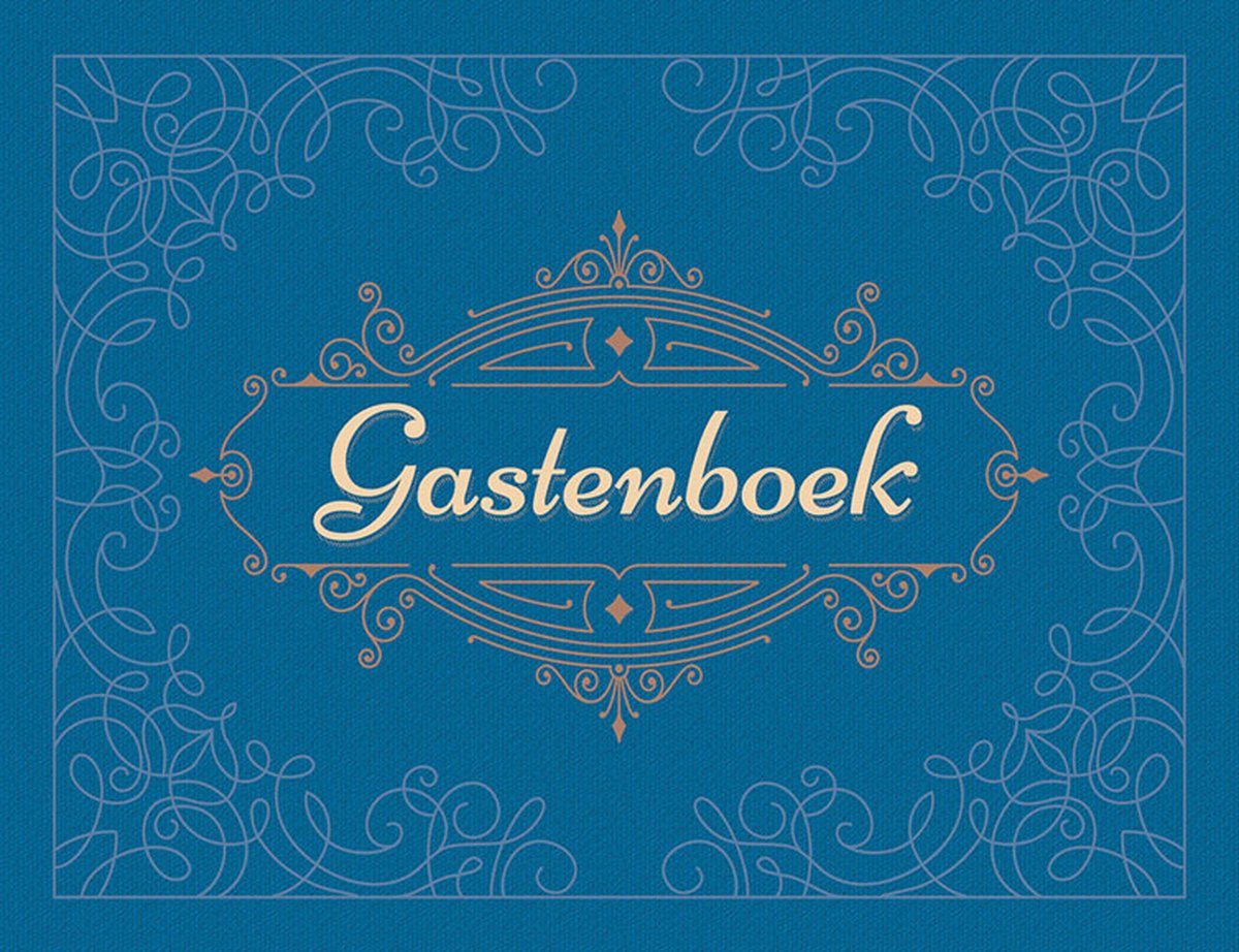 Paperstore: Gastenboek - Blauw