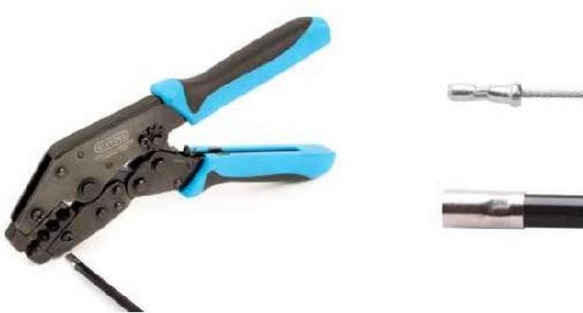 Elvedes Krimptang 22,5 Cm/zwart - Blauw