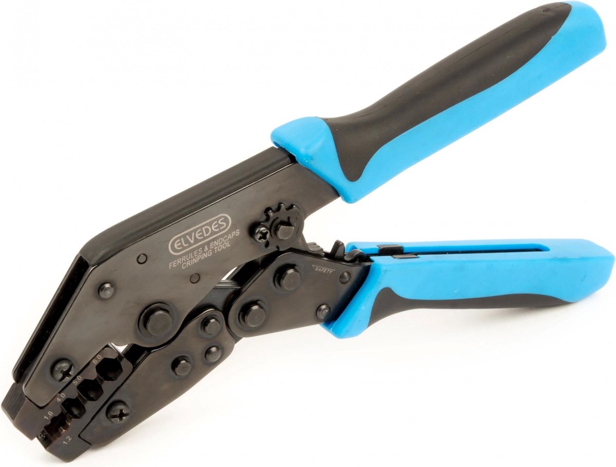 Elvedes Krimptang 22,5 Cm/zwart - Blauw