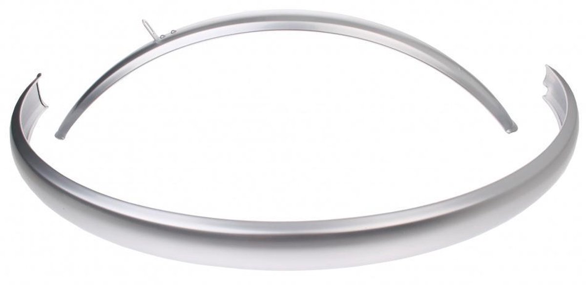 TOM Spatbordenset Atb 24 Inch Staal Zilver - Silver