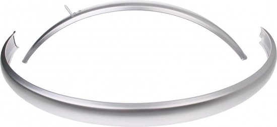 TOM Spatbordenset Atb 24 Inch Staal Zilver - Silver