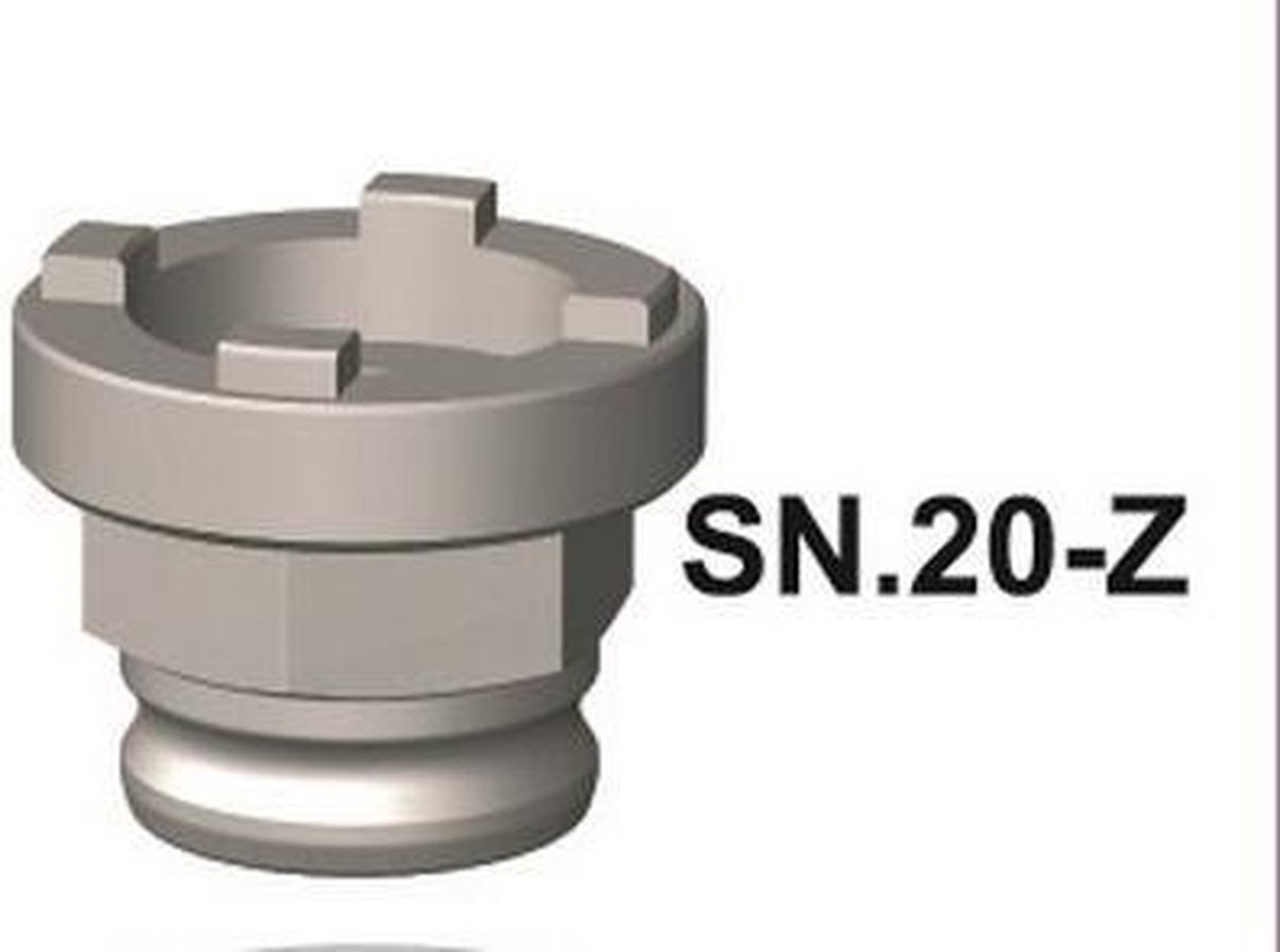 Cyclus Snap-in Sn-20-z Freewheel Afnemer Bmx 4-noks 16mm As