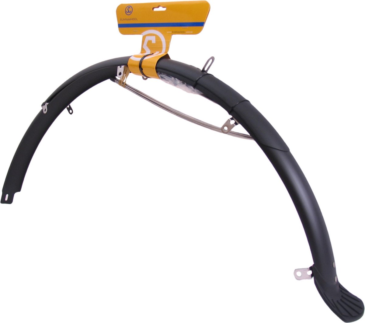 Sunnywheel Spatborden Set Kunststof 28 Inch 50mm Matzwart