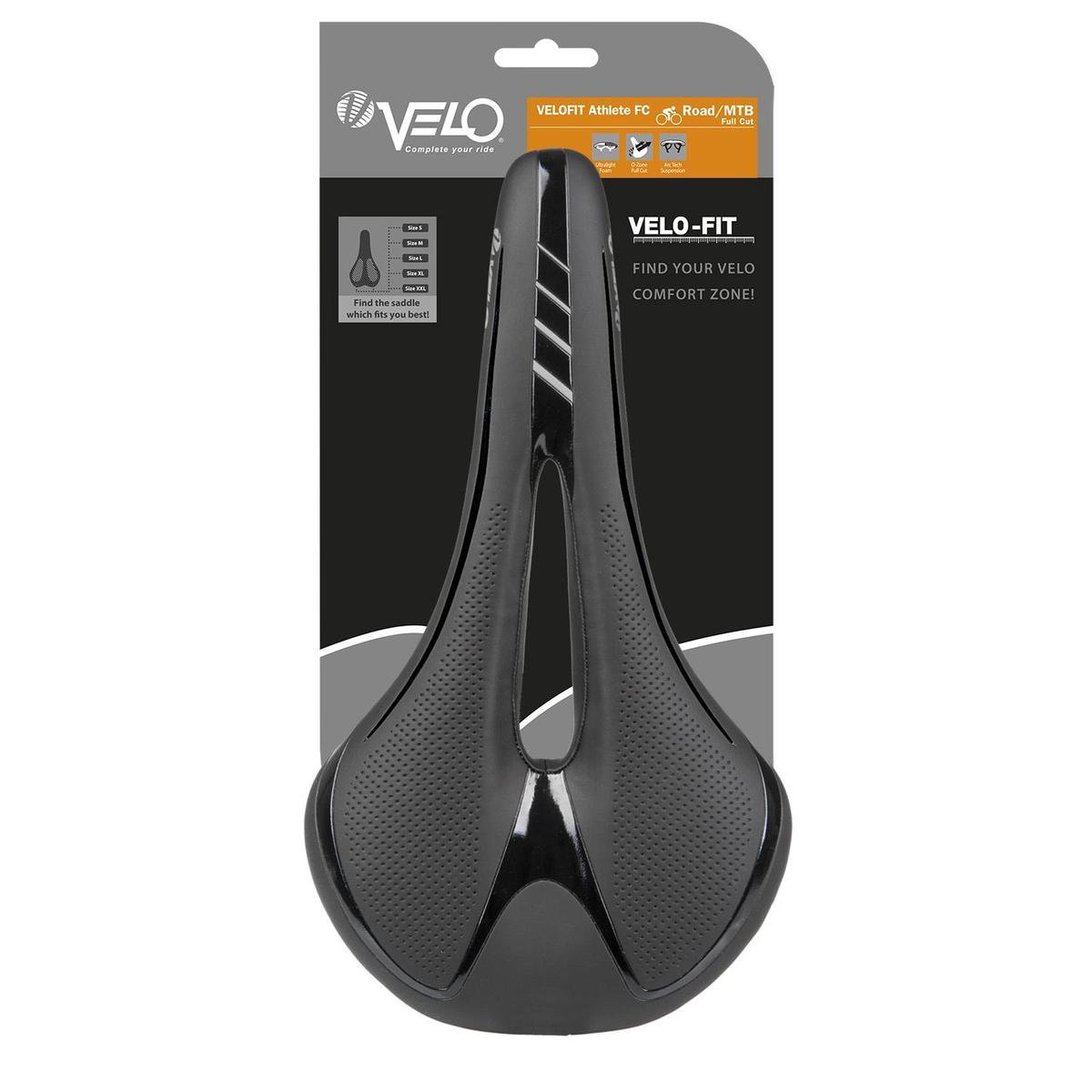 Velo Zadel -fit Athlete Fc L 276 X 152 Mm - Zwart