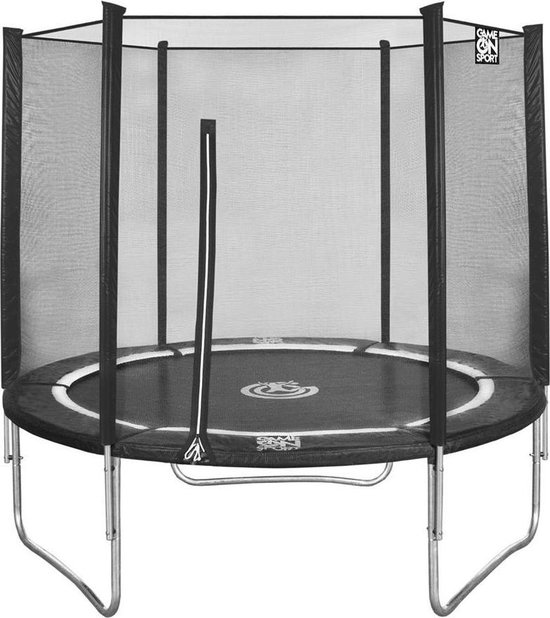 Game on Sport Trampoline Met Veiligheidsnet 183 Cm - Zwart