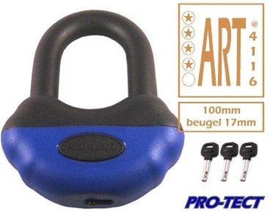 Pro-Tect Schijfremslot Topaz Art**** - Geel