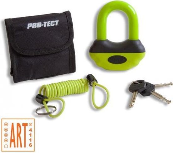 Pro-Tect Schijfremslot Topaz Art**** - Geel