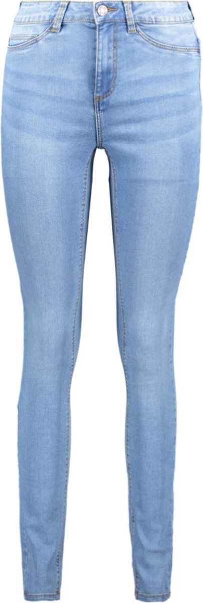 Noisy May - Callie - Skinny jeans met hoge taille in lichte wassing - Azul