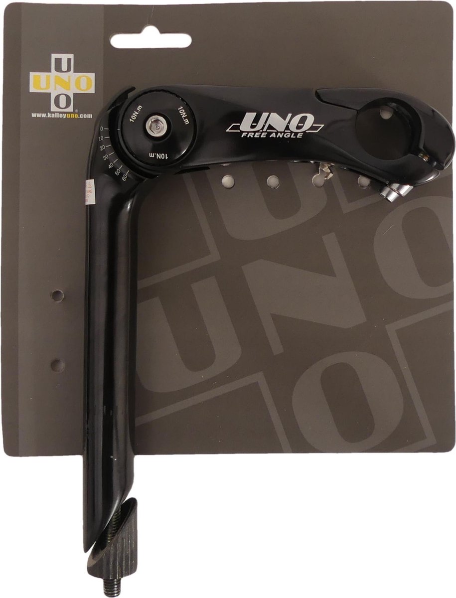 Kalloy Stuurpen Verstelbaar 25.4 / 180 / 25.4 - Zwart