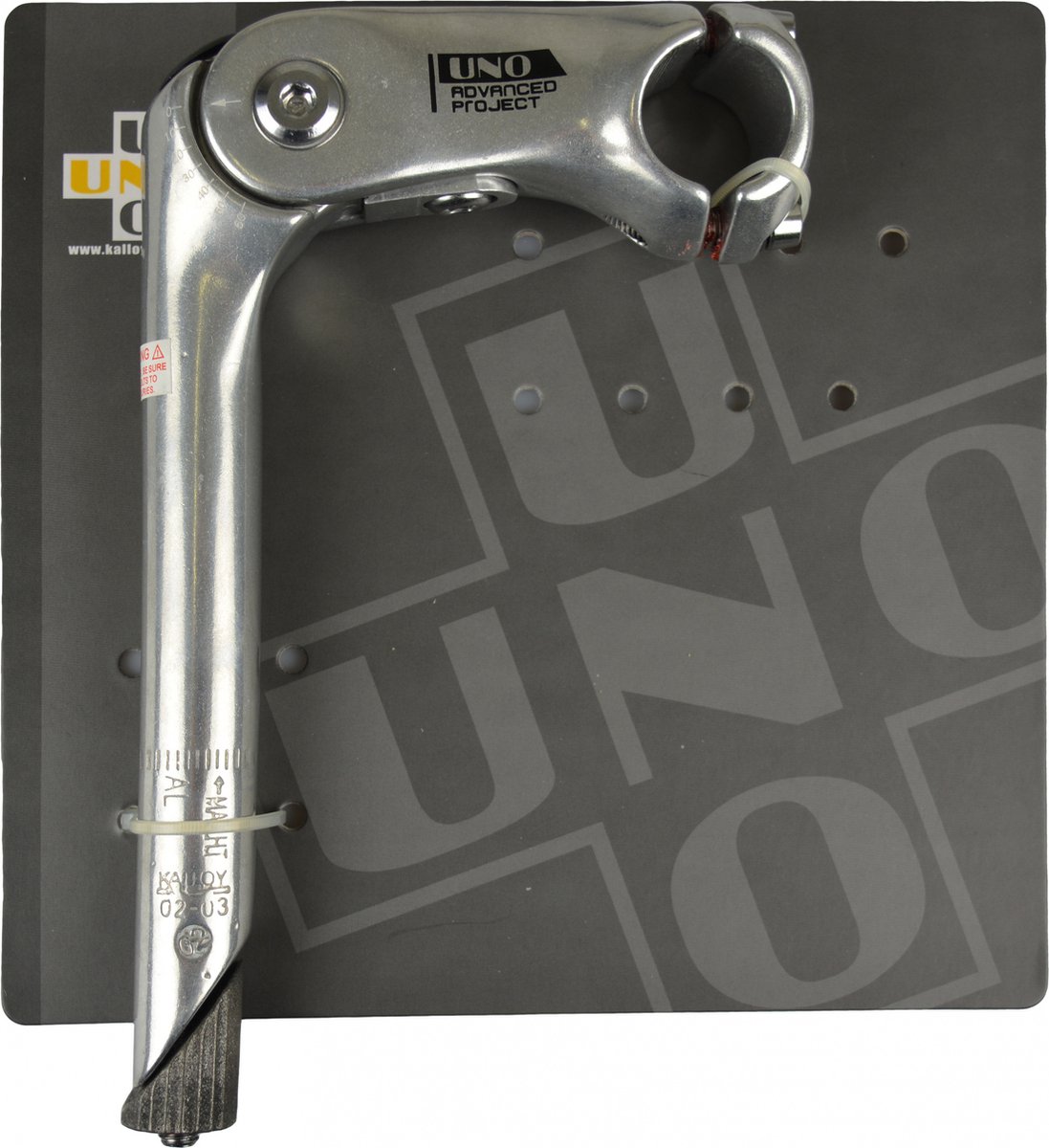 Kalloy Stuurpen Verstelbaar Uno 22,2 / 180 / 25,4mm Zilver - Silver