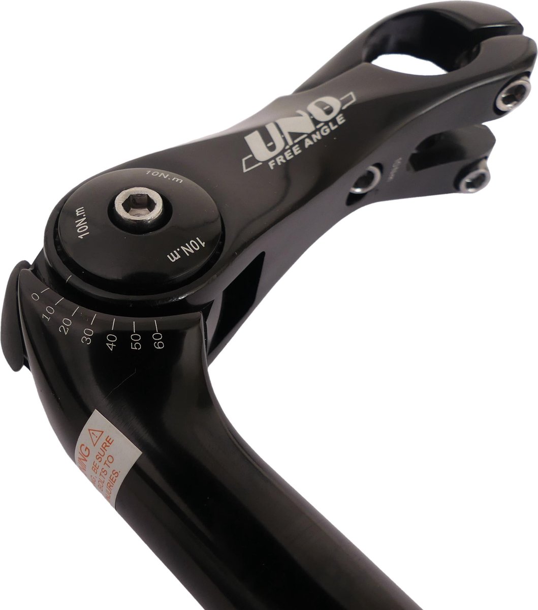 Kalloy Stuurpen Verstelbaar 22,2 / 180 / 25,4 Mm - Zwart