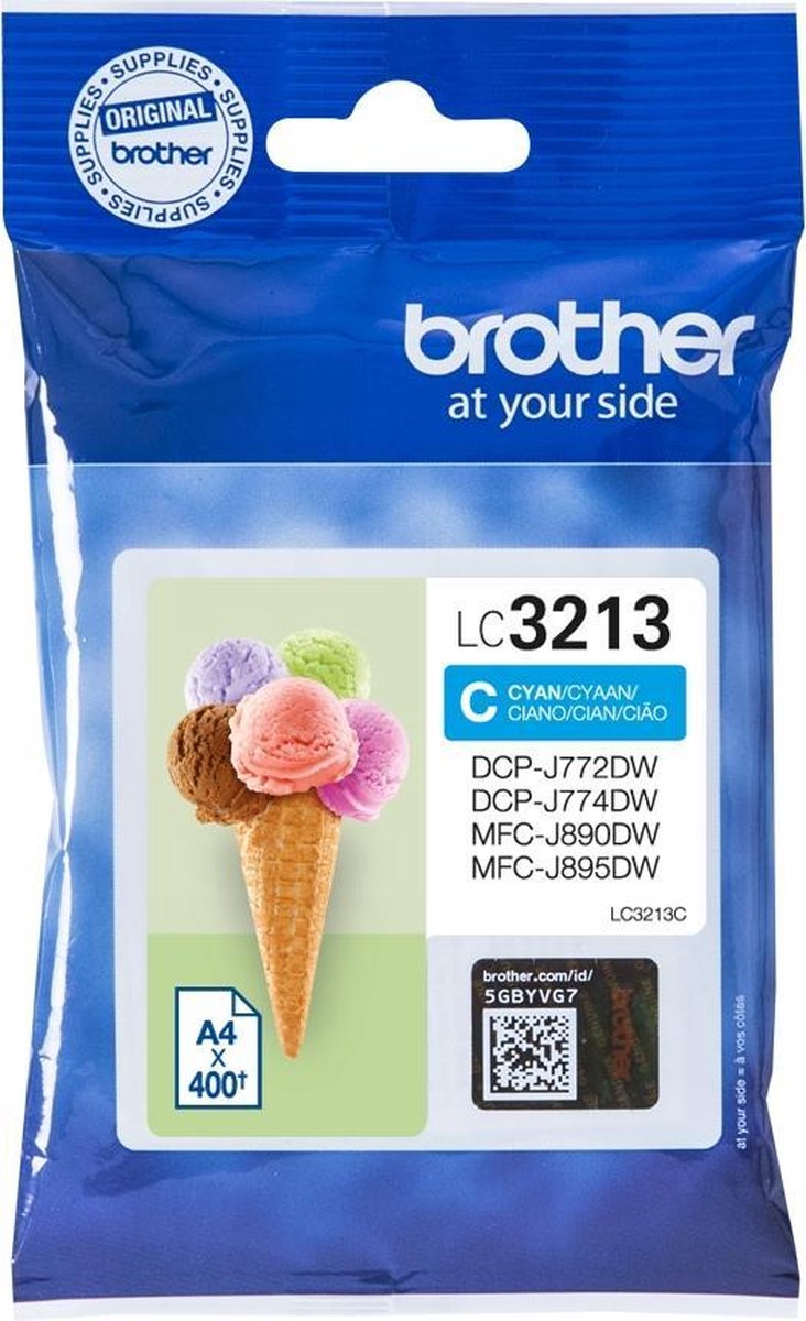 Brother LC-3213C inktcartridge Origineel Cyaan - Blauw