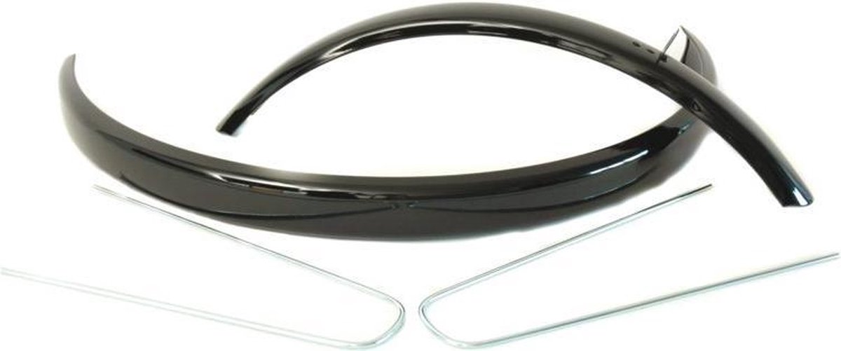 TOM Spatbord Set Atb Staal 24 Inch - Zwart