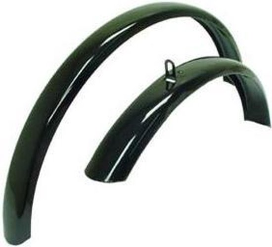 TOM Spatbord Set Atb Staal 24 Inch - Zwart