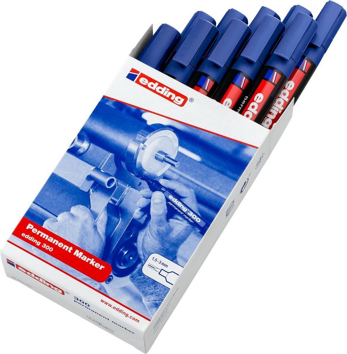 Edding Permanent Marker 300 - Blauw