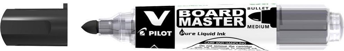 Pilot Whiteboardmarker V-board Master M, Medium 2,3 Mm, - Wit
