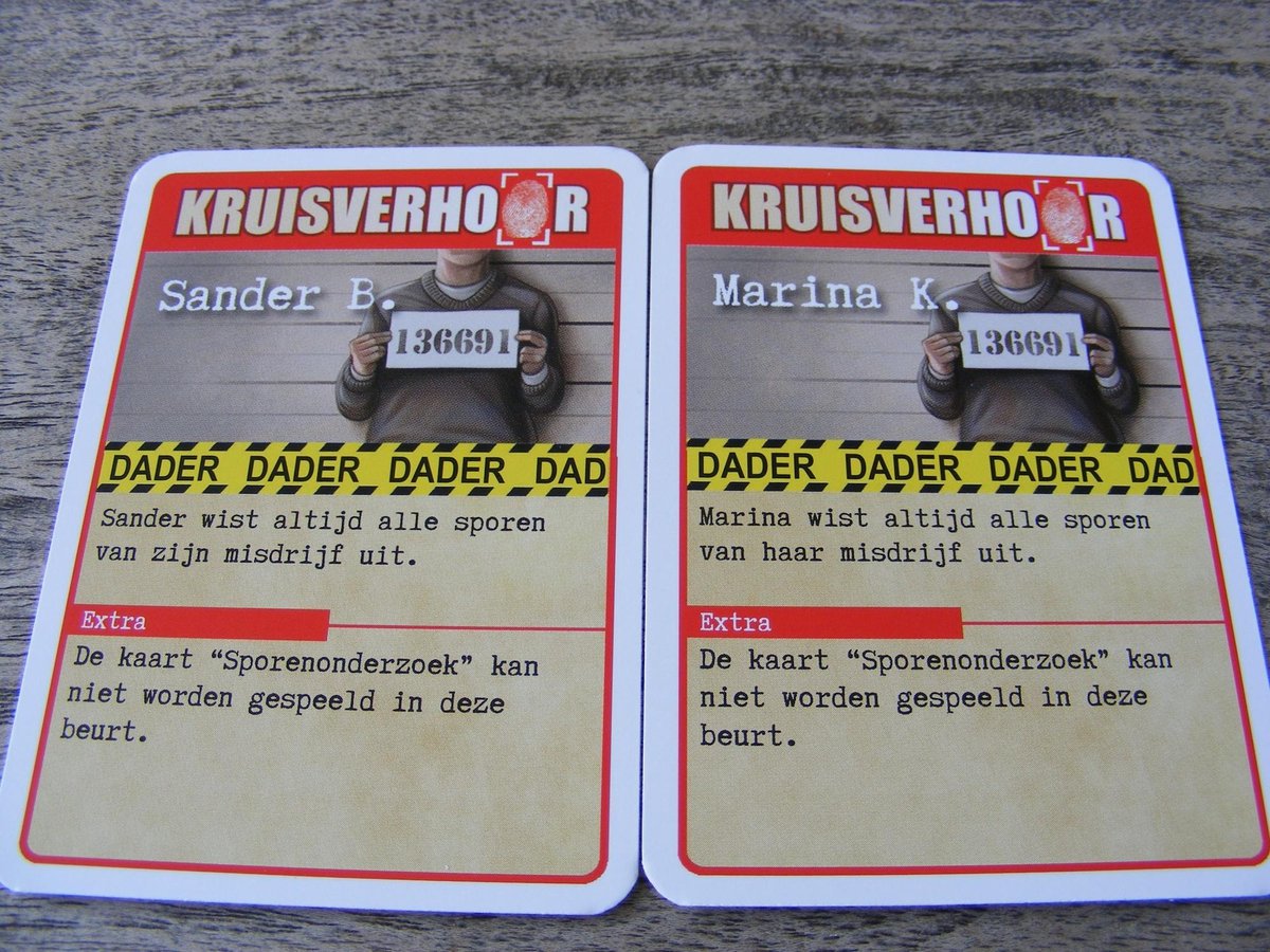 White Goblin Games Kaartspel Inspecteur Hoogstraaten: Kruisverhoor