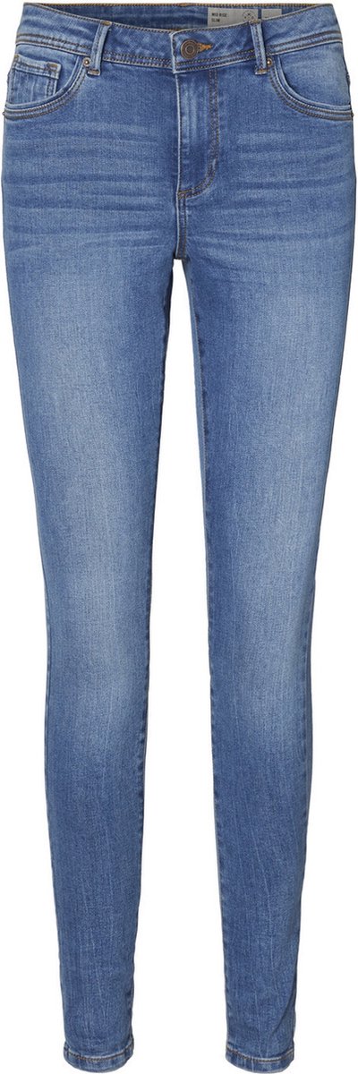 VERO MODA - Tanya - Skinny jeans in middene wassing - Azul