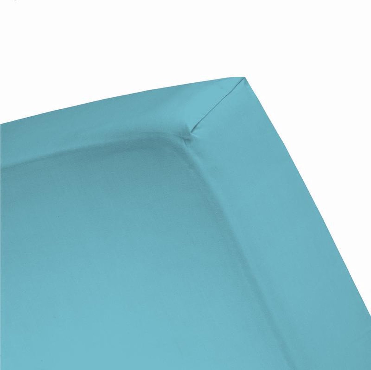 Damai Multiform Double Jersey Hoeslaken Turquoise-140 X 200/210/220 Cm - Blauw