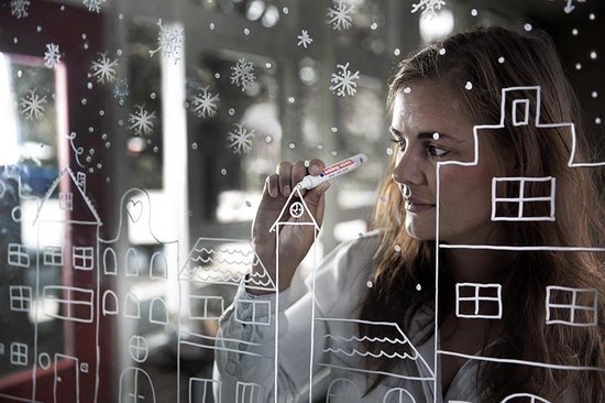 Edding Krijtmarker E-4095 - Blauw