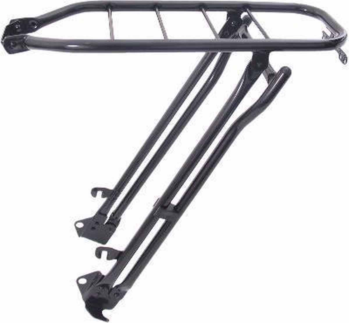 Steco Bagagedrager Achter Met Klapstandaard 28 Inch Staal - Zwart