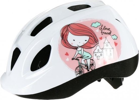 Polisport Helm Prinses Maat 46/53 Cm - Wit