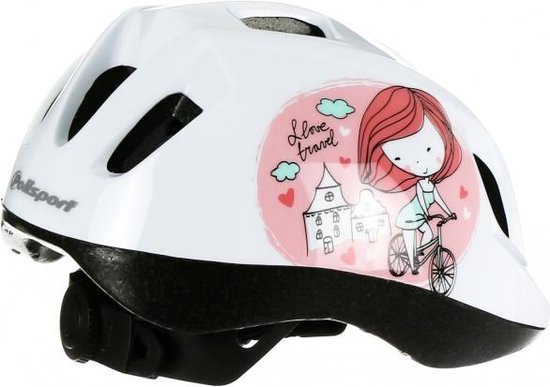 Polisport Helm Prinses Maat 46/53 Cm - Wit