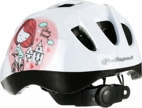 Polisport Helm Prinses Maat 46/53 Cm - Wit