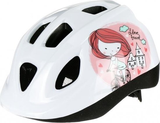 Polisport Helm Prinses Maat 46/53 Cm - Wit