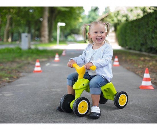 Big Rider Loopfiets + Shoe Care Schoenbe - Geel