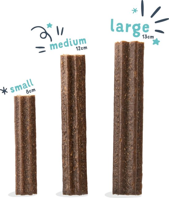 Edgard&Cooper Doggy Dental Appel - Hondensnacks - M