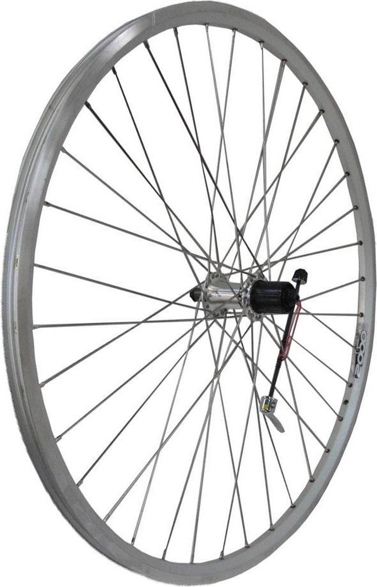 Zac 2000 Achterwiel Mtb/city 28 Inch Velgrem Alu. 36g Zilver - Silver