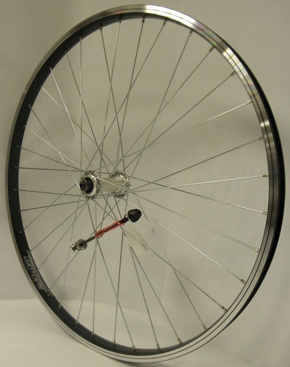 Rodi Voorwiel Paralex Race 26 Inch Aluminium 36g - Zwart