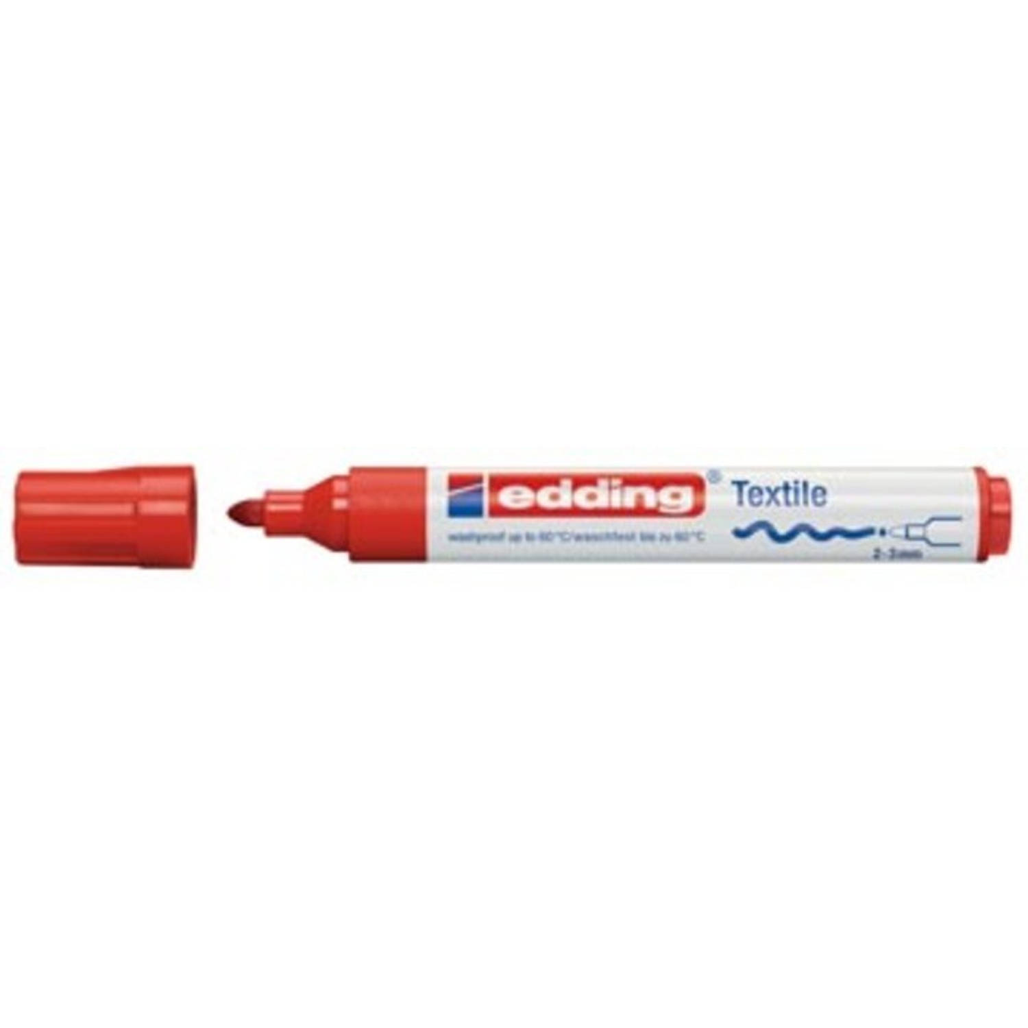 Edding Textielmarker 4500 - Rood