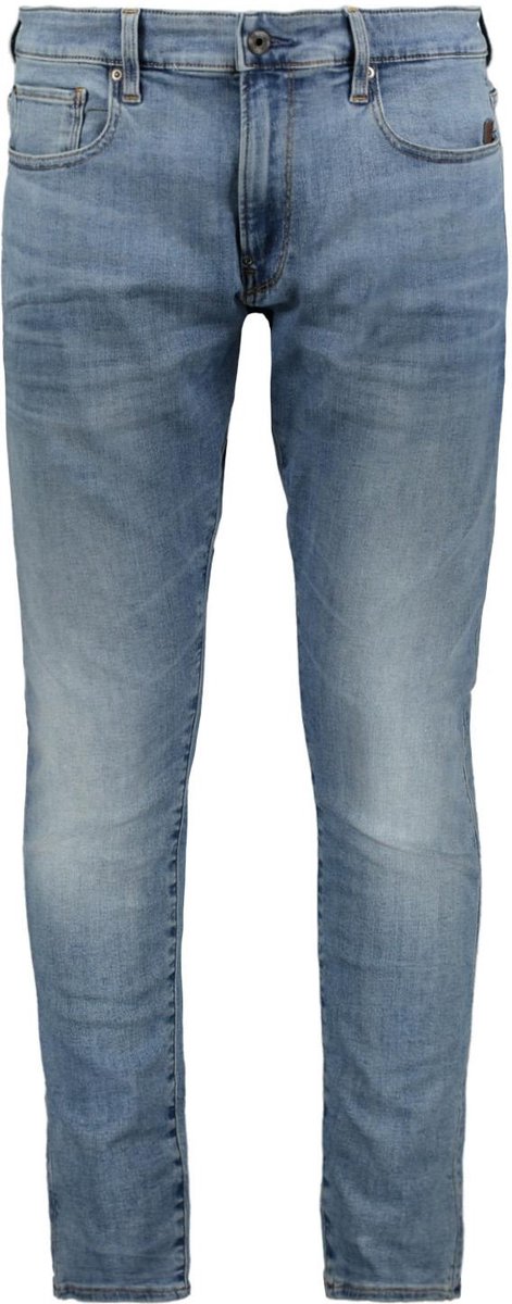 G-Star - Skinny-fit jeans in lichte slijtage-Blauw