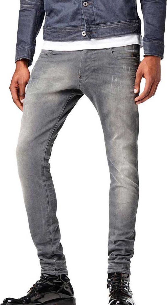 G-Star - Skinny-fit jeans in grijs