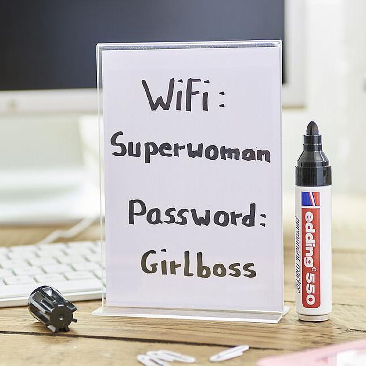 Edding Permanente Marker E-550 - Blauw