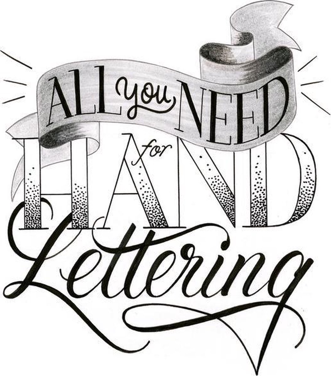 Faber Castell Tekenstift Faber-castell Pitt Artist Pen Handlettering 8-delig Basisetui - Zwart