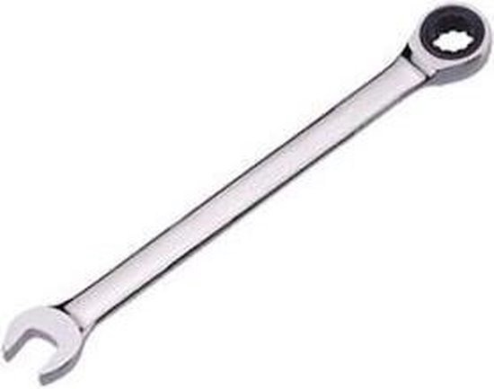 Icetoolz Ring-/steeksleutel Met Ratel 10 Mm Chroom-vanadium - Silver
