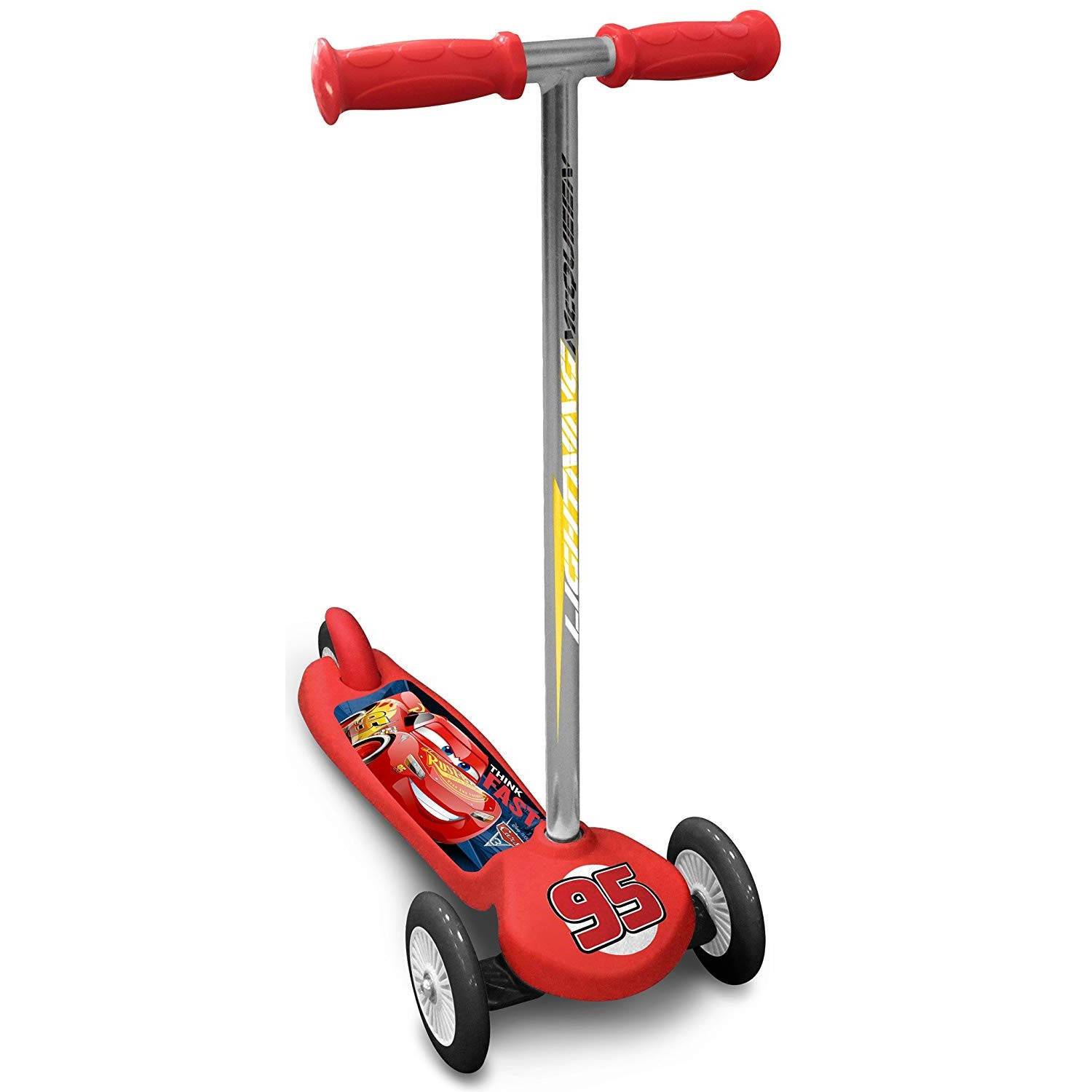 Disney Cars 3 3-wiel Kinderstep Junior Voetrem - Rood