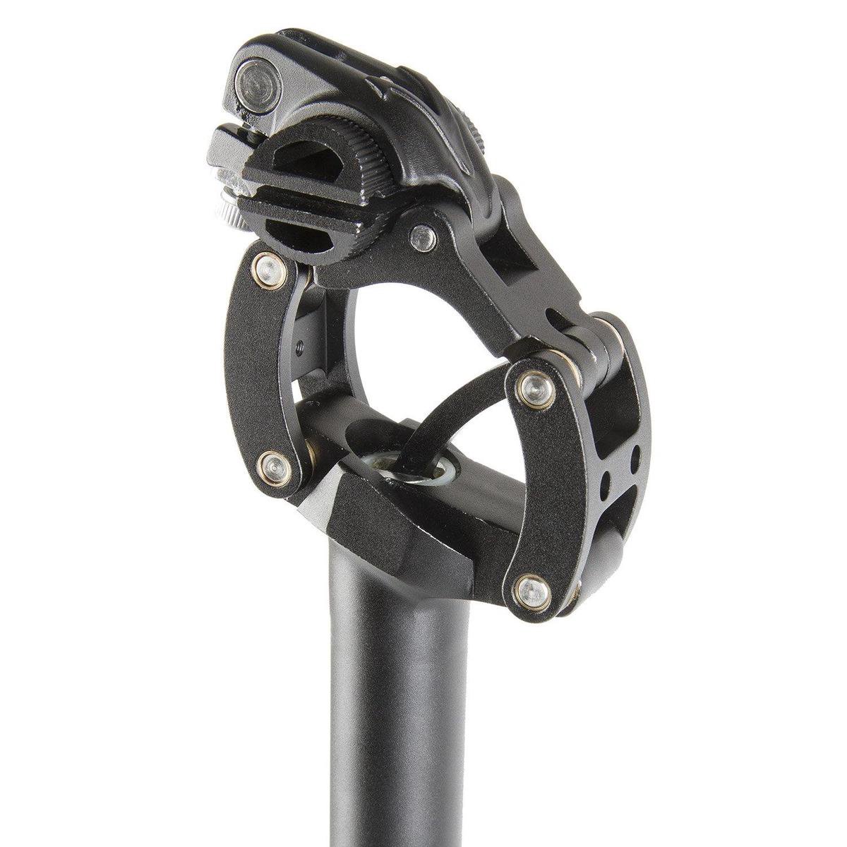 M-wave Zadelpen Verend Parallelogram 27,2 X 350 Mm Aluminium Bli - Zwart