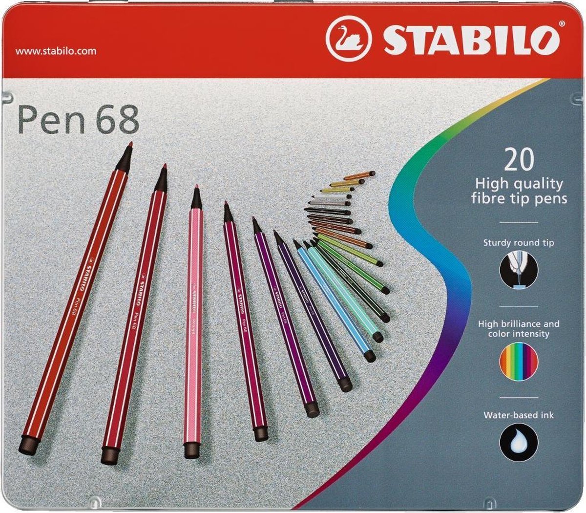 Stabilo Viltstift Pen 68 20 Stiften