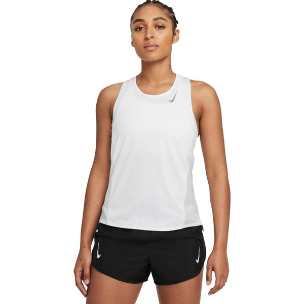 Nike Training - Dri-FIT - Sneldrogende tanktop met racer back in wit