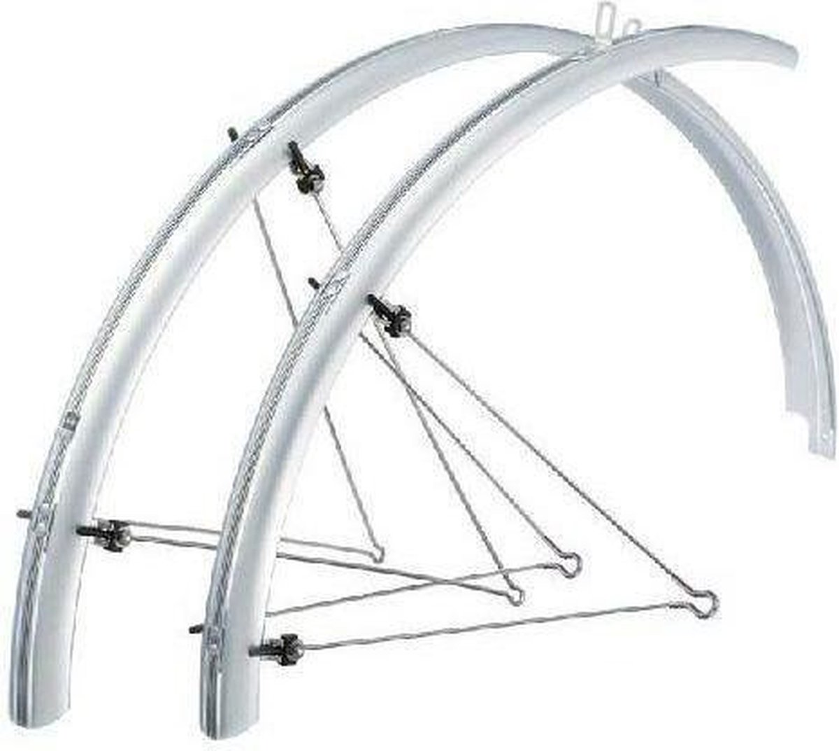 Sunnywheel Spatborden Set 28 Inch 50 Mm Zilver - Silver
